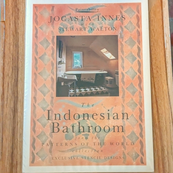 Indonesian Bathroom Stencil Kit by Jocasta Innes - Patterns of the World NIP - Picture 1 of 5